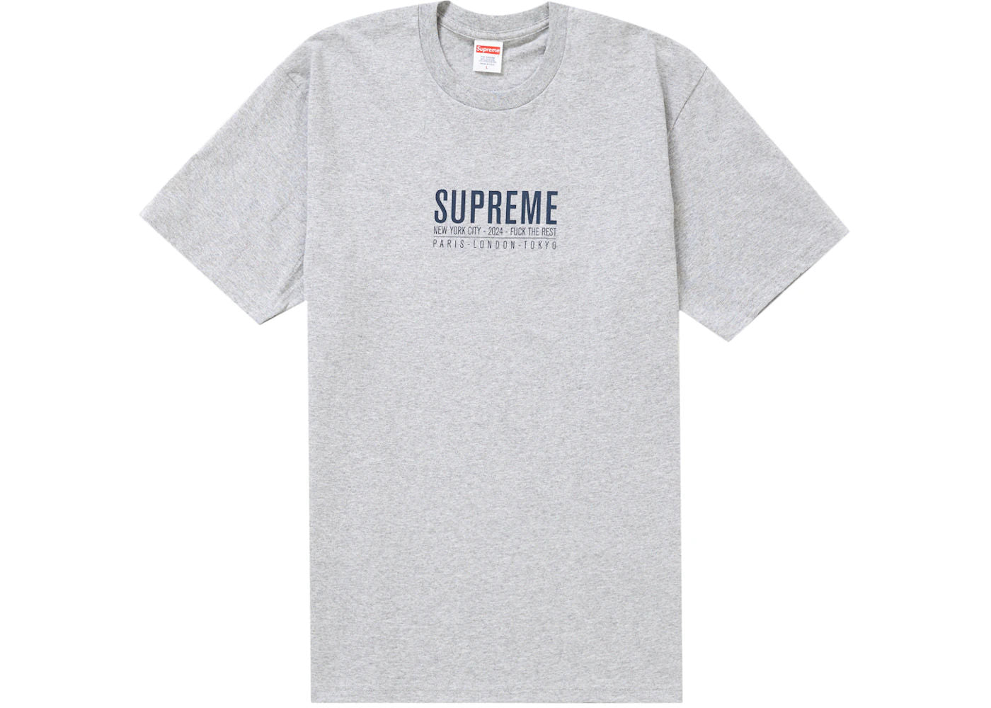 Supreme Paris TeeHeather Grey