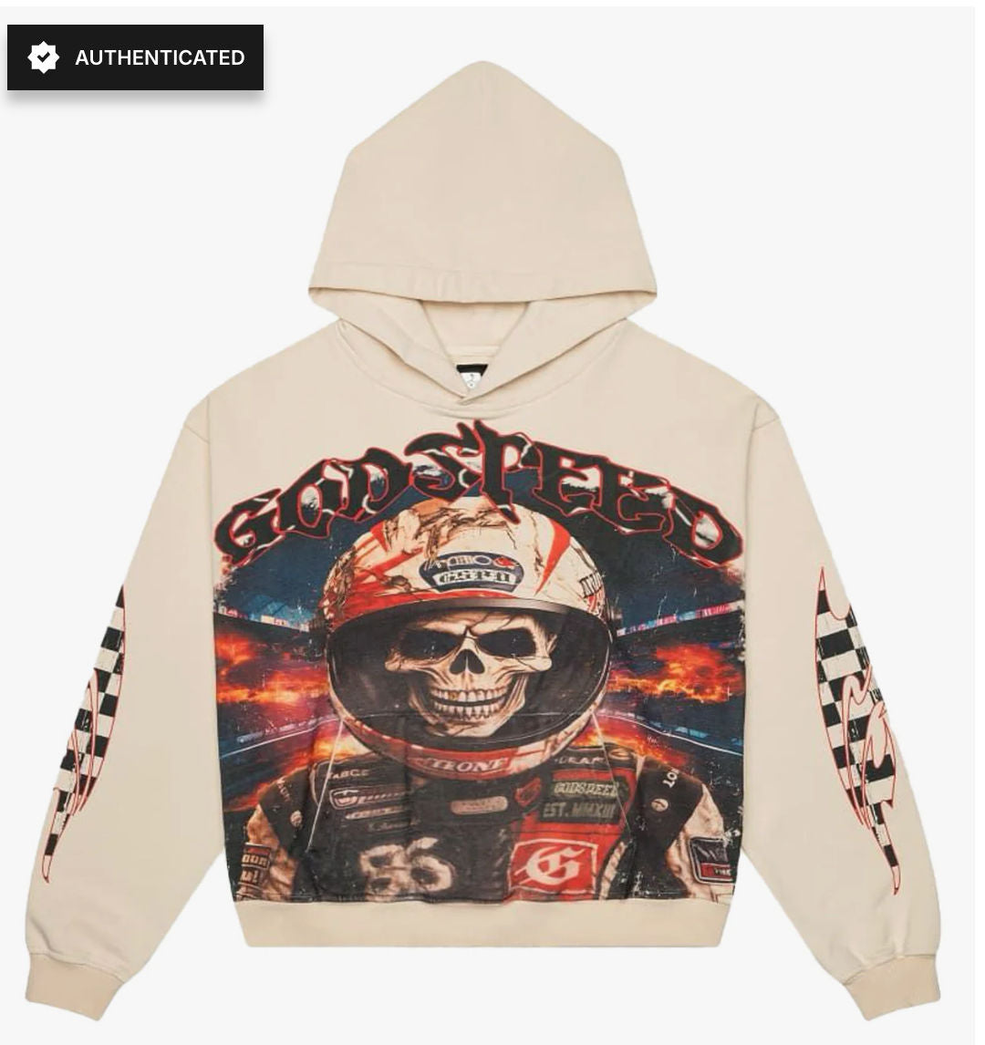 Godspeed Racer Goldie Hoodie Bone