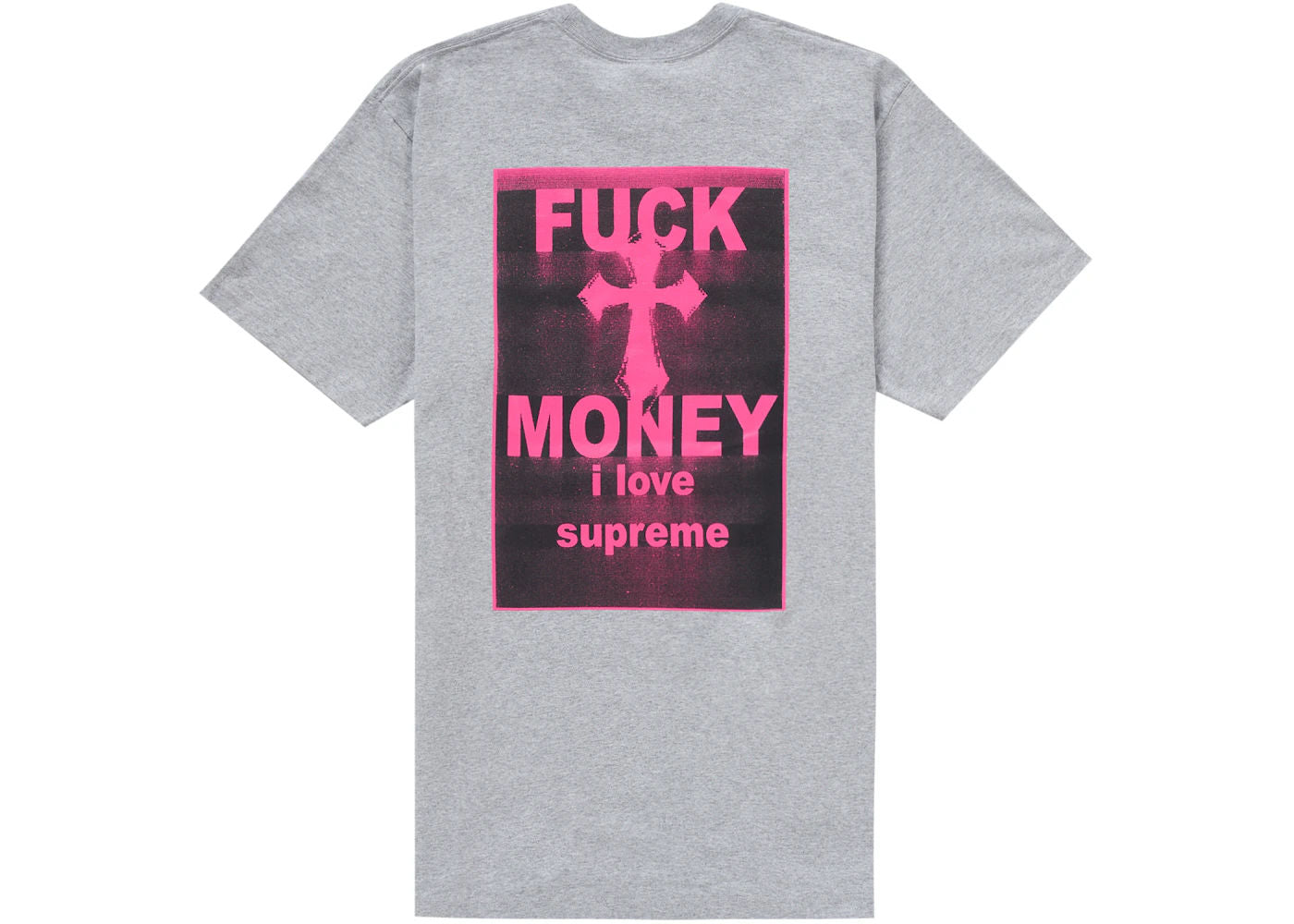 Supreme Fuck Money Tees | Grey - L