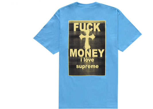 Supreme Fuck Money Tees | Blue - L