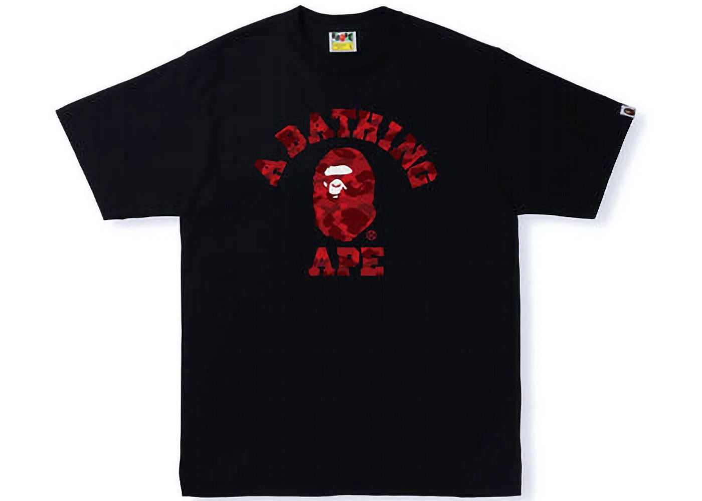 BAPE COLOR CAMO COLLEGE TEE WHXrd