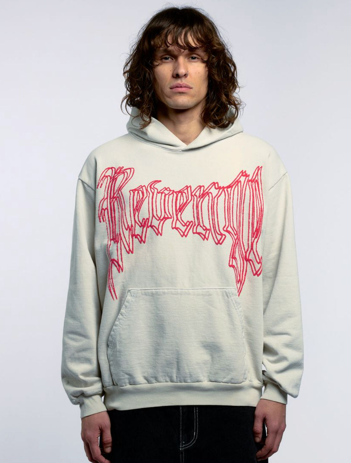 REVENGE PARALYSIS HOODIE CEMENT FW25