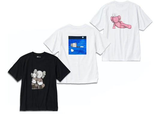 KAWS x Uniqlo UT Short Sleeve Graphic T-shirt (Asia Sizing) Black