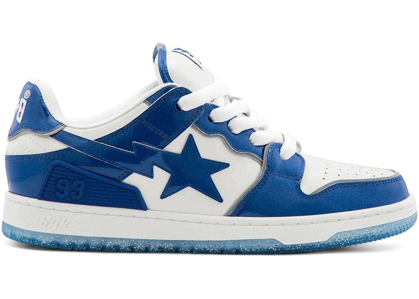 A Bathing Ape Sk8 Sta Bold #1 Blue White