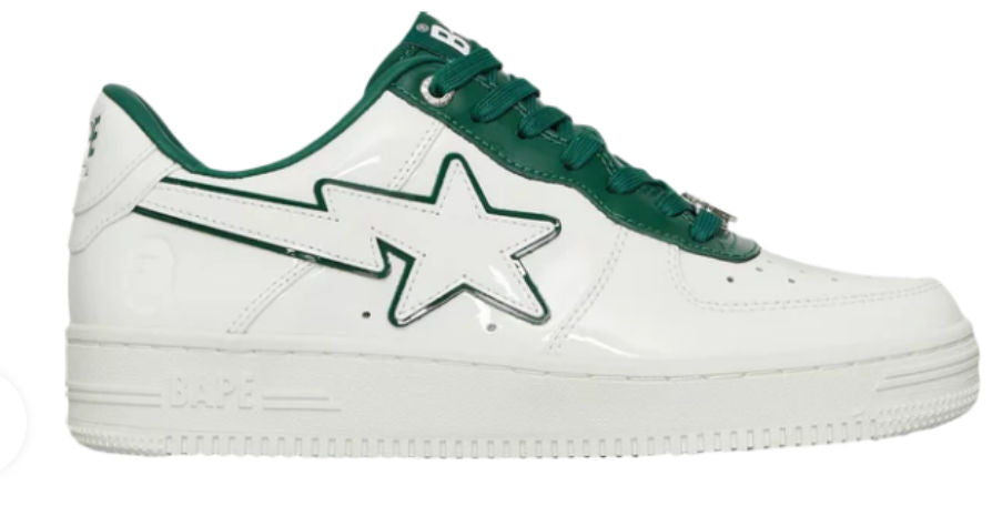 A BATHING APE Bapesta #8 M1 ‘White Green’