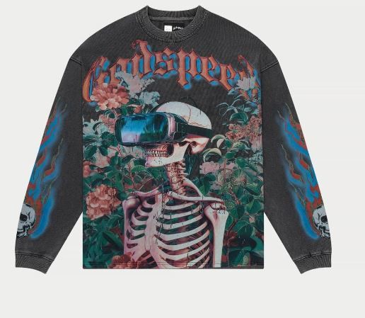 Vision Flowers LS Thermal (Grey Washed) (Vision-Flowers-Ls-Thermal-Grey-Washed)