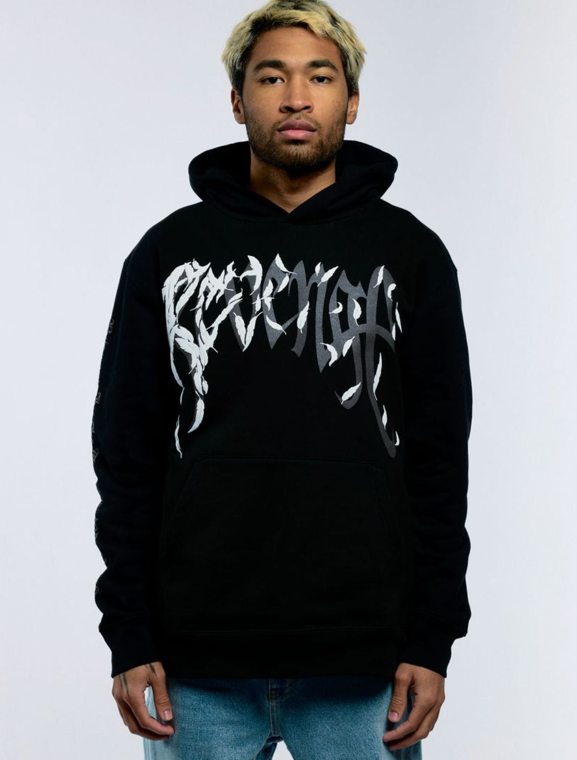 REVENGE DOVE HOODIE BLACK/BLUE FW25