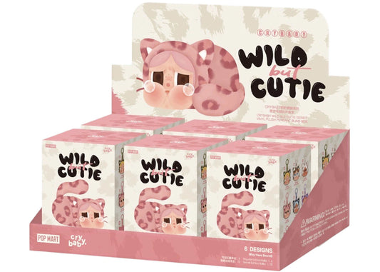 Pop Mart CRYBABY Wild but Cutie Series Vinyl Plush Pendant Sealed Case (6 Blind Box)