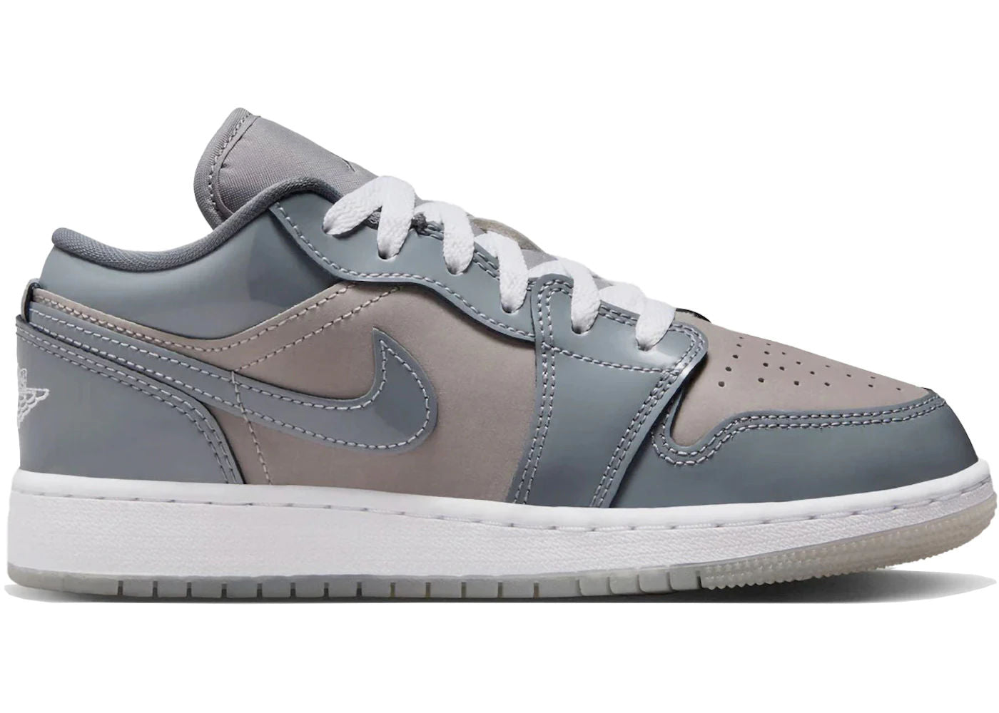 Jordan 1 Low SE Medium Grey Cool Grey White (GS)