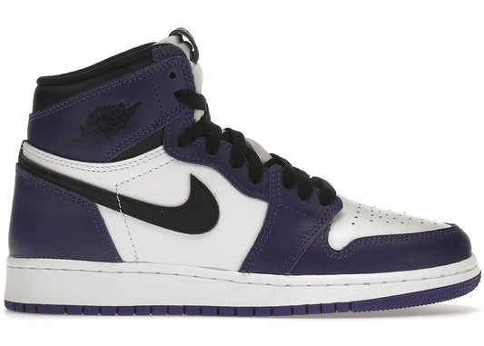 Jordan 1 Retro High Court Purple White (GS) - Used/Worn