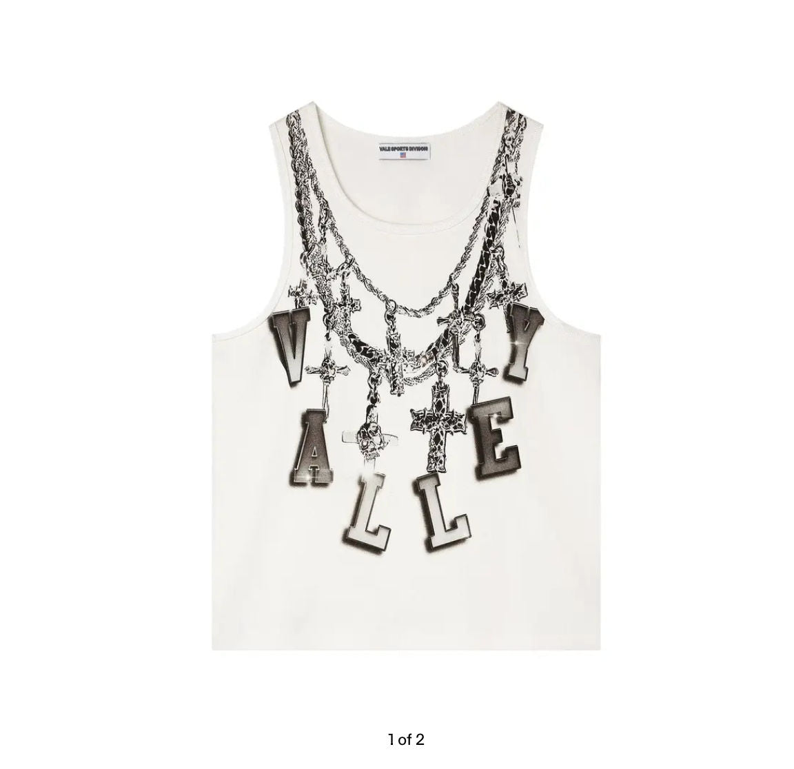 Vale Forever Chain Tank 'White'