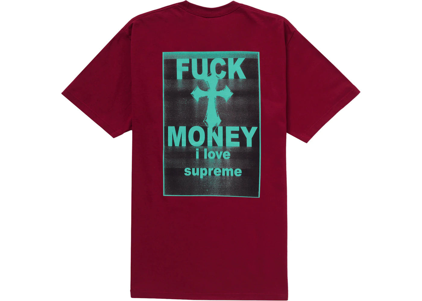 Supreme Fuck Money Tees | Cardinal - M