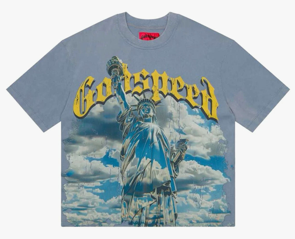 GODSPEED Chrome LibertyT-Shirt (Sky blue)
