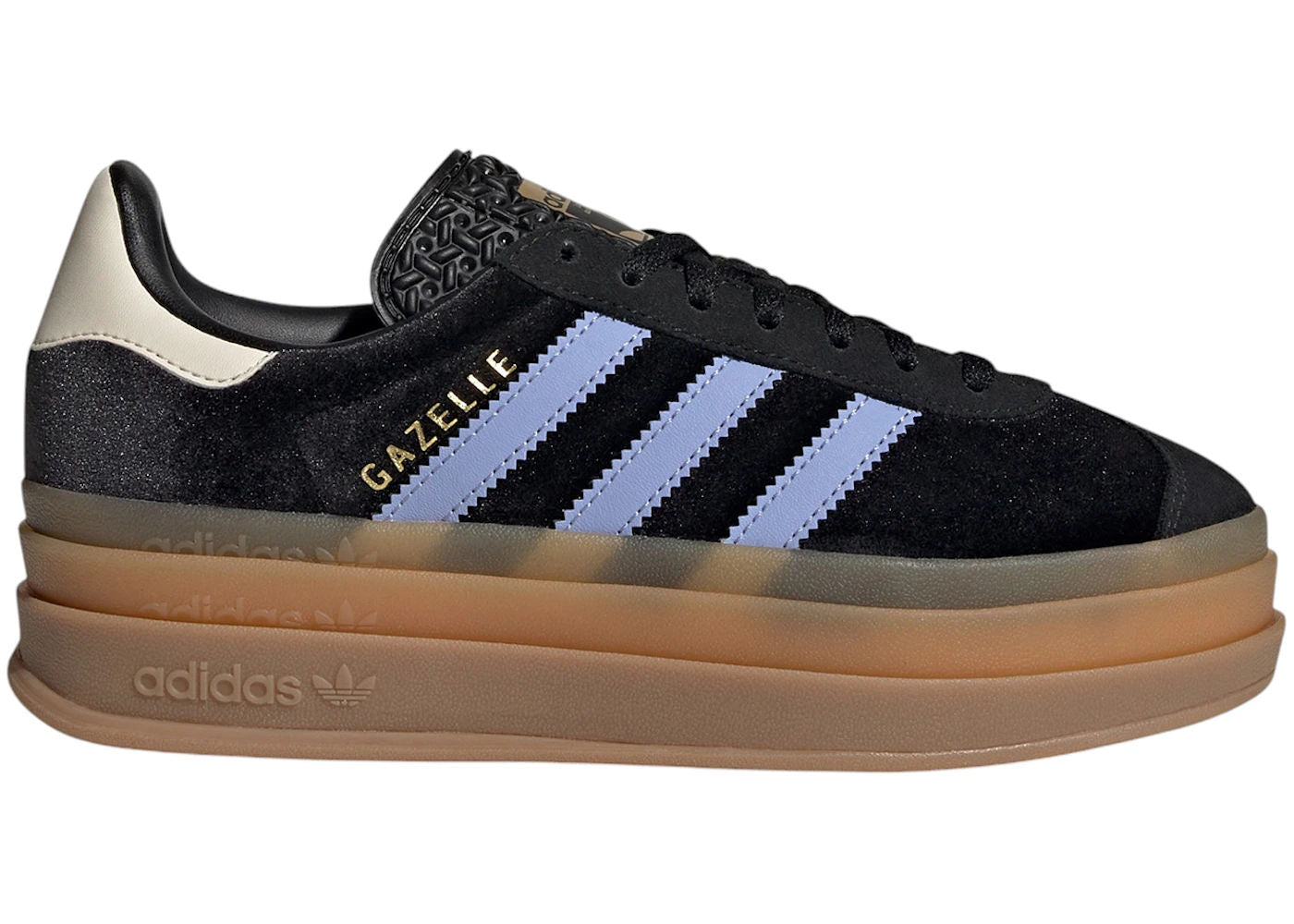 adidas Gazelle Bold Black Blue Spark (GS)