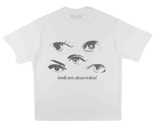 Compliments 'Hardly Seen, Always Noticed' White Vintage Shirt