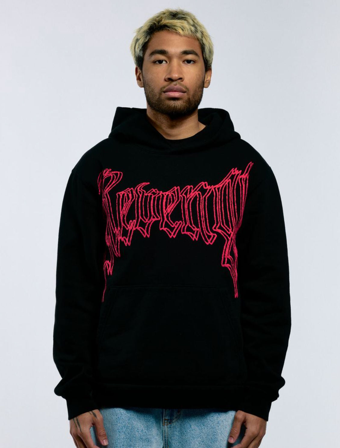 REVENGE PARALYSIS HOODIE BLACK FW25