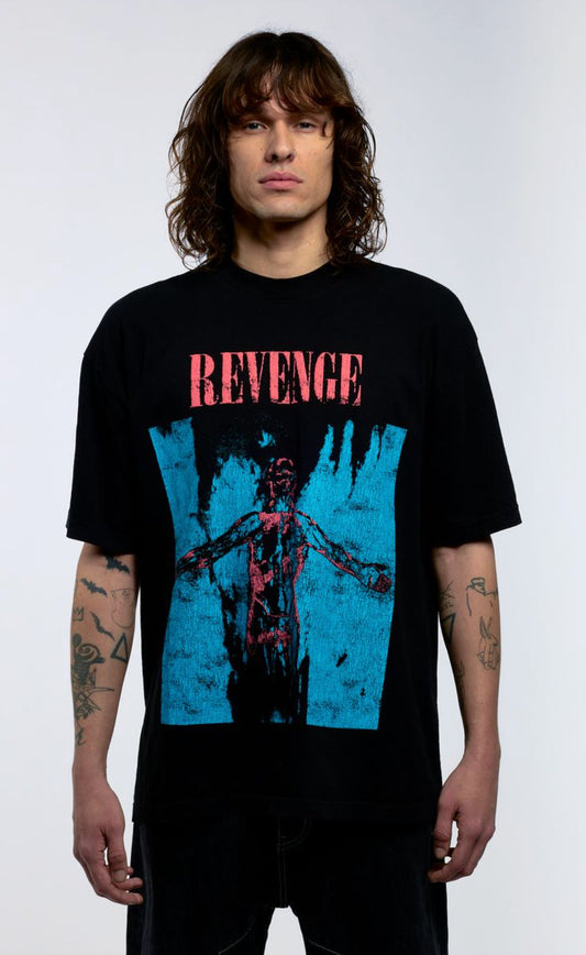 REVENGE SLIVER TEE BLACK FW25