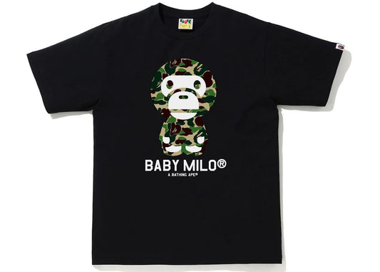 bape abc camo baby milo tee green