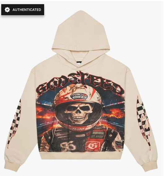 Godspeed Racer Goldie Hoodie Bone